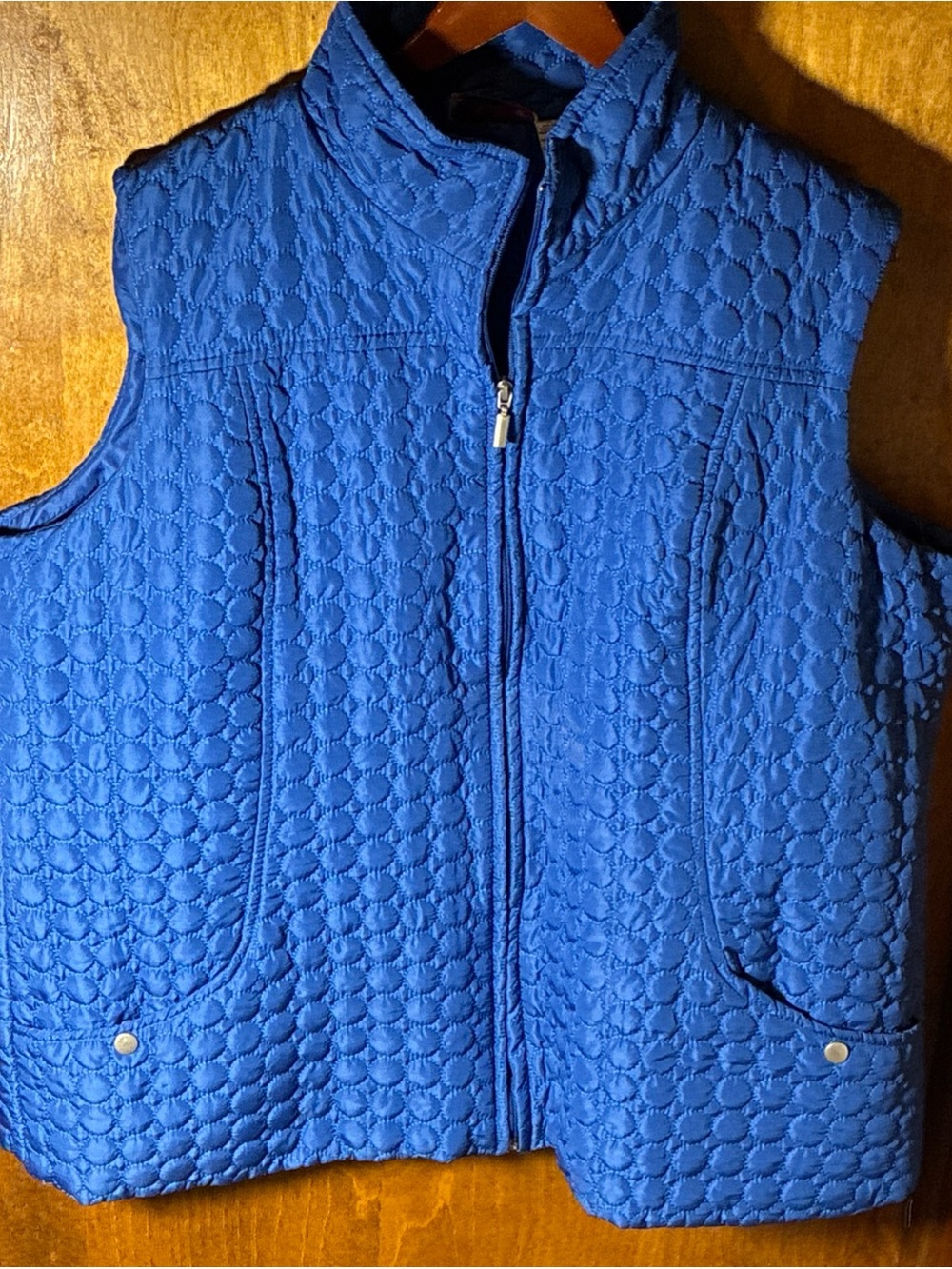 Nitro Women’s 2X Blue Puff Vest Quilted Fall Outerwear Gorpcore